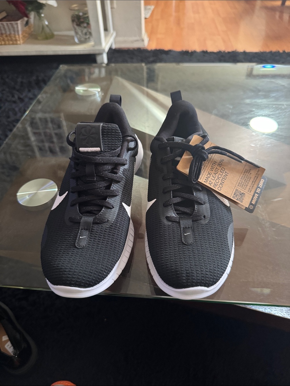 Nike Black and White Men's Running Sneakers